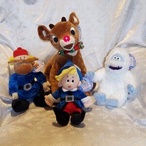 Build a Bear 2004 Beary Limited Edition Rudolph w/Yukon Hermey Bumble NEW